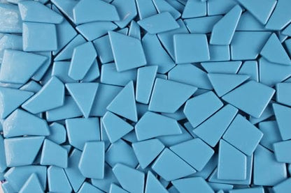 Irregular Glass Mosaic Tiles Bulk 500g Glossy and Iridescent Mosaic Glass Tiles for DIY Projects and Arts and Crafts Solid Colors and Mixes (263 Count)