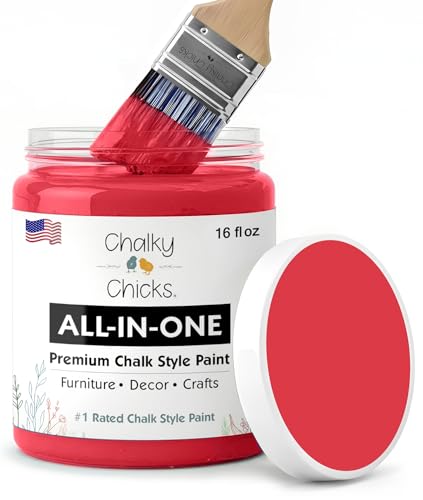 Poppy 16 Fl Oz Chalk Paint for Furniture All in One