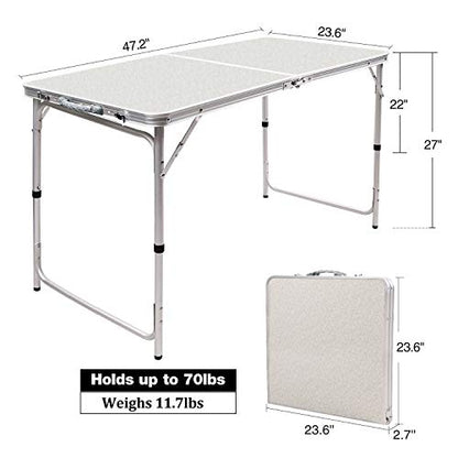 4ft Aluminum Camping Table