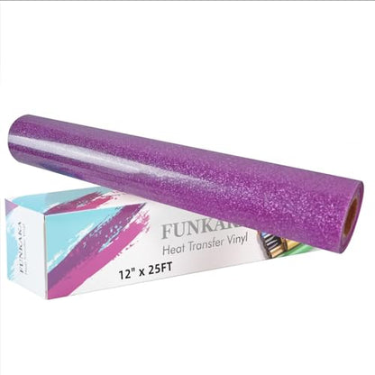 Glitter Purple Pink HTV Heat Transfer Vinyl Rolls