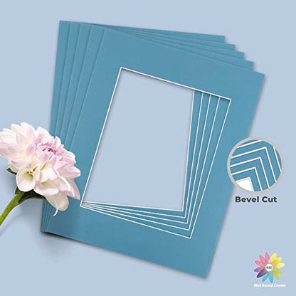 Mat Board Center 10 Pack 11x14 Photo Mats for 8x10 Picture (10 Count)