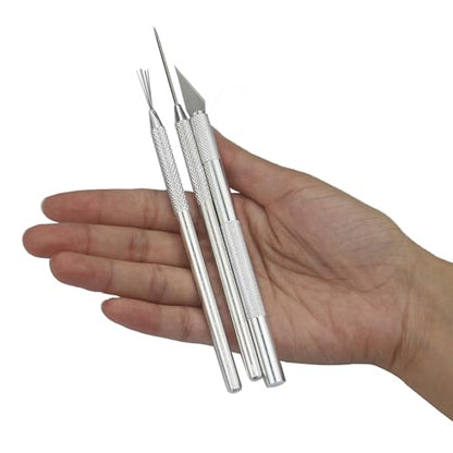 3 in 1 Clay Needle Tools Sculpting Ceramics Pottery Carving Tools for Model Clay Supplies
