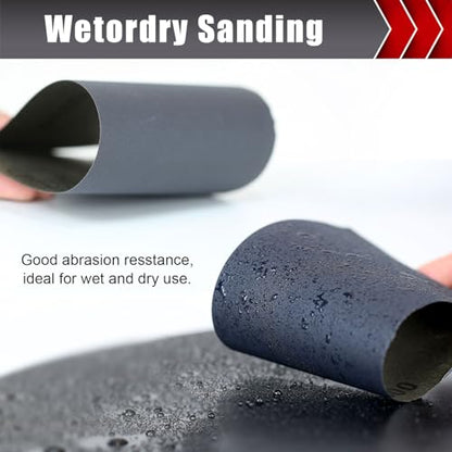 800 Grit Wet Dry Sandpaper (12 Count)