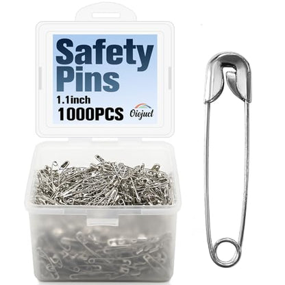 Safety Pins 1000 PCS Small 1.1 Inch Rust (1000 Count)