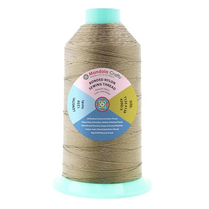Size 138 420D T135 Dark Beige Bonded Nylon Thread (3750 Foot)