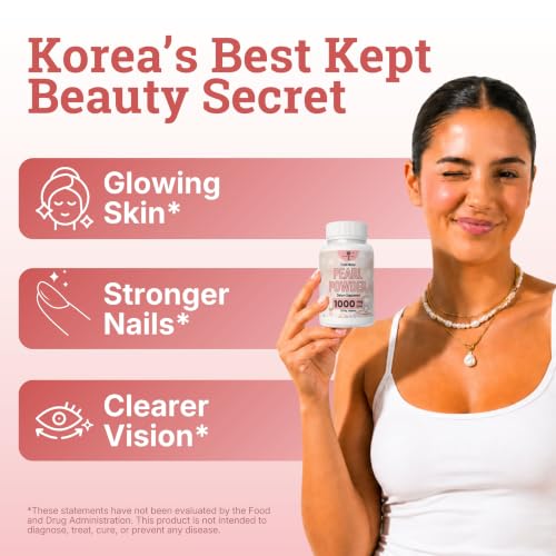 Freshwater Pearl Powder Supplement for Skin (120 Count)