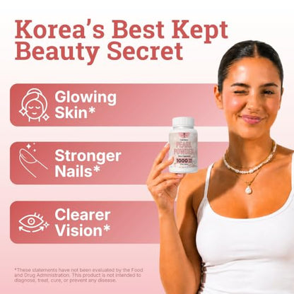 Freshwater Pearl Powder Supplement for Skin (120 Count)