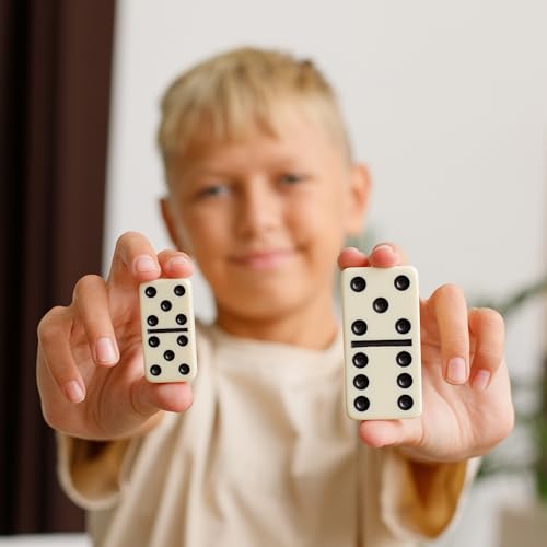 Mega Large 3" Dominoes Set for Adults and Kids