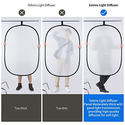 Soft White Diffuser Foldable Light Diffuser Light Diffusion Panel