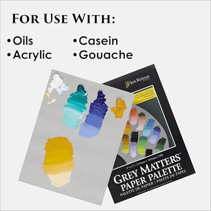 Grey Matters Disposable Paper Palette 12” x 16” (2 Count)