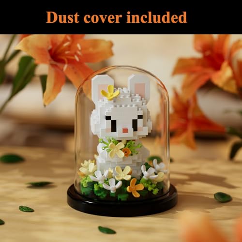 Artificial Flower Animal Building Set for Adults