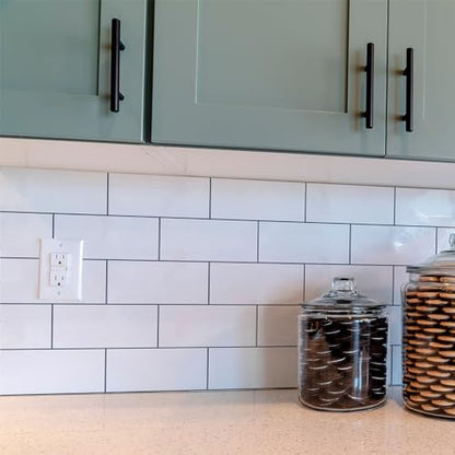 100 Pieces Peel and Stick Backsplash for Kitchen (12.5 Sq Ft)