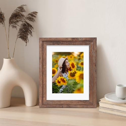 11x14 White Picture Mats with Core Bevel Cut Frame Mattes for 8.5x11 Pictures