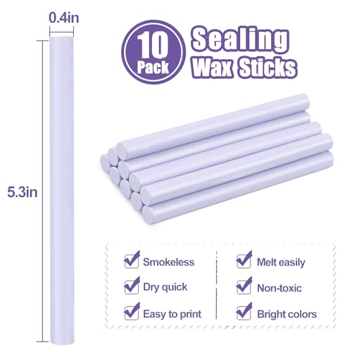 Glue Gun Sealing Wax Sticks for Wax Seal Stamp (10 Count)