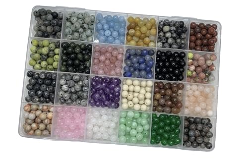 960Pcs 6mm Natural Gemstone Beads