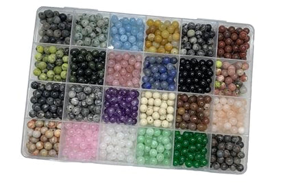 960Pcs 6mm Natural Gemstone Beads