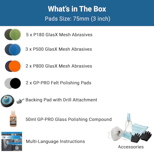 DIY Glass Scratch Removal Kit 3”