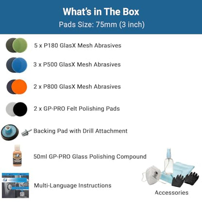 DIY Glass Scratch Removal Kit 3”