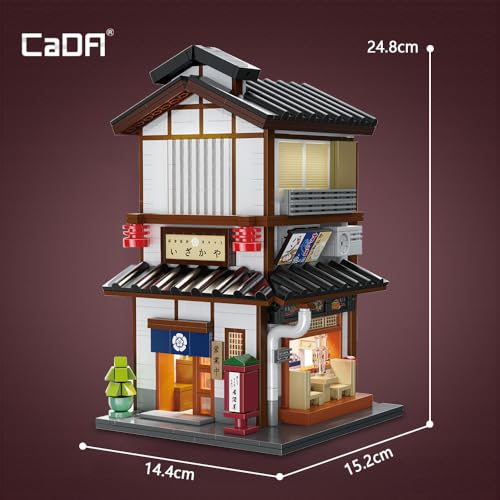 Master C66019W Japanese Style Yakitori Izakaya House Building Set