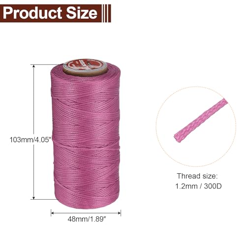 Flat Leather Sewing Waxed Thread
