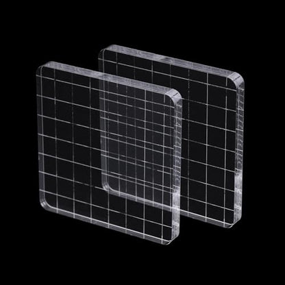 2Pcs Clear Stamp Blocks Set (2 Count)
