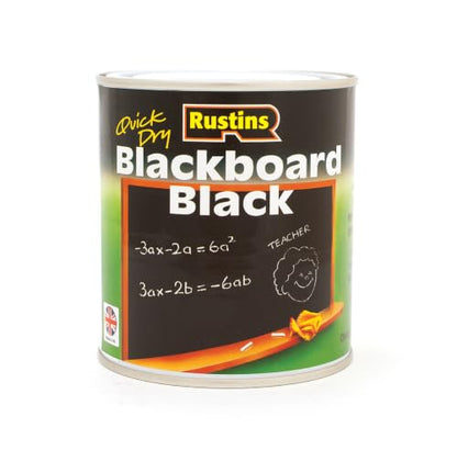 Quick Dry Blackboard Black Paint 1L (33.81 Fl Oz)
