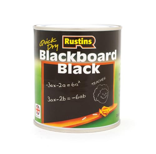 Quick Dry Blackboard Black Paint 500ml (16.91 Fl Oz)