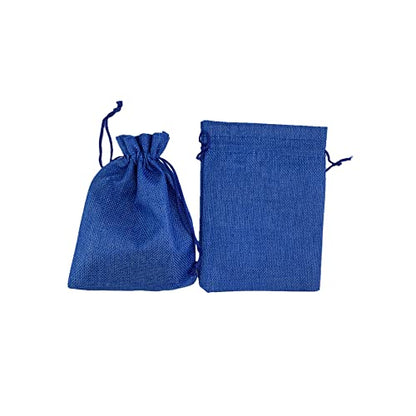 Pack of 25 Burlap Gift Bags with Drawstring Linen Jewelry Pouches Wedding Hessian Jute Bags for Birthday and Treat Pouches Party Wedding Favors Gift