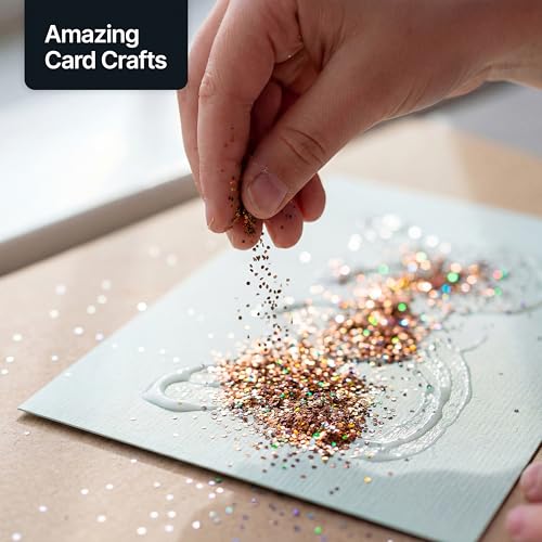 Craft Glitter Shaker Bronze Brown Holographic 110g Microfine (3.8 Ounce)
