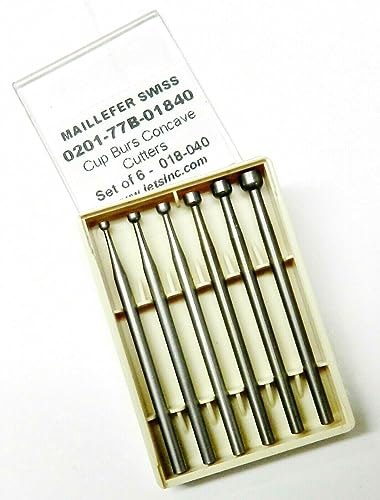 Wire Rounding Bur Set of 6 Sizes Wire Rounder for 22