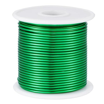 12 Gauge Green Aluminum Craft Wire (105 Foot)
