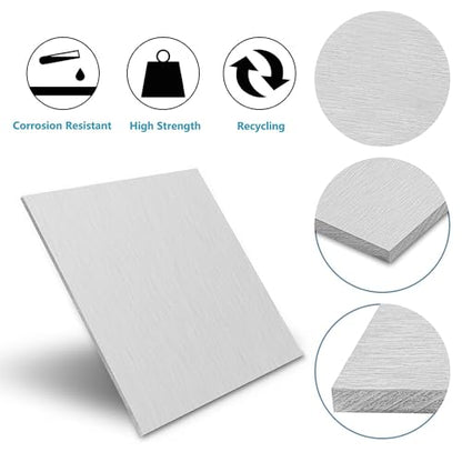 2Pack 1 8Inch Thick Aluminum Sheet Metal (2 Count)