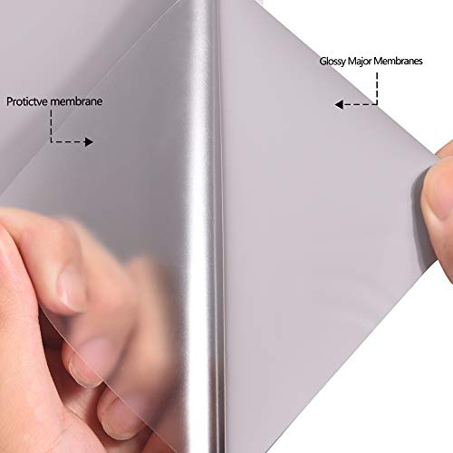 RENLITONG Grey HTV Iron on Vinyl 12Inch by 10ft Roll Heat Transfer Vinyl for T