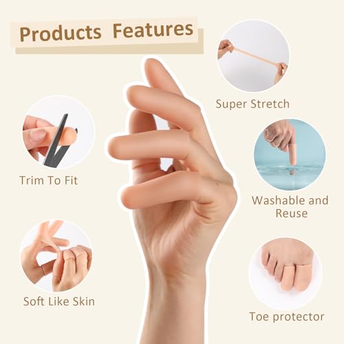 Silicone Finger Cots (20 Count)