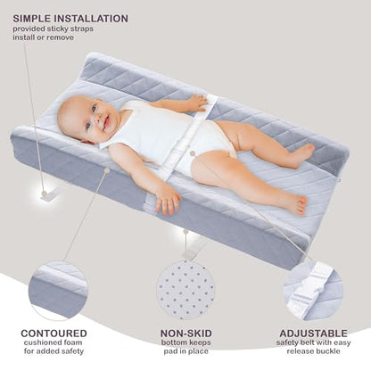 Organic Cotton Covered Contoured Baby Changing Pad