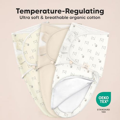 Newborn Swaddles with Zippers (3 Count)