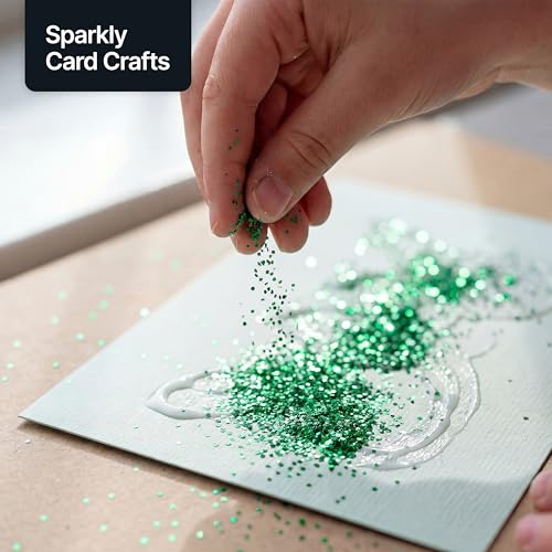 Craft Glitter Emerald Green 100g Super Chunky Glitter (100 grams)