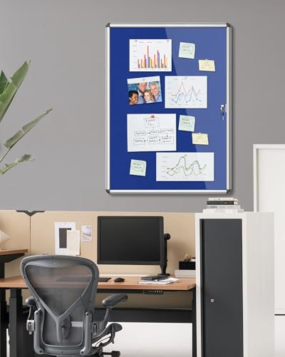 38"x28" Enclosed Bulletin Board
