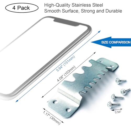 Large Sawtooth Picture Hangers (4 Count)