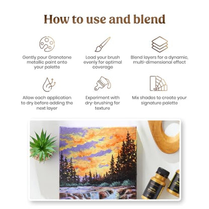 Acrylic Venezia Metallic Colour (20.28 Fl Oz)