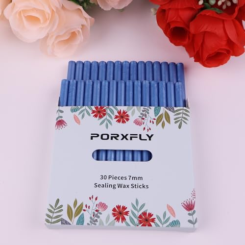 30 Pieces 7mm Sealing Wax Sticks for Glue Gun