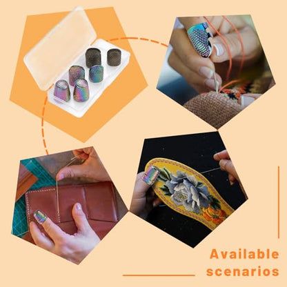 Thimbles for Hand Sewing (6 Count)