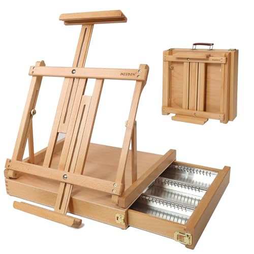 Portable Tabletop Easel for Painting