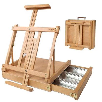 Portable Tabletop Easel for Painting