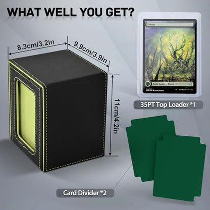 MTG Deck Box with Commander Window Display
