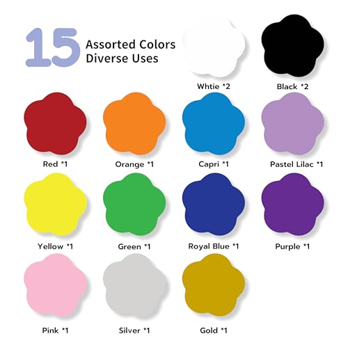 QuuCut Heat Transfer Vinyl Bundle (15 Count)