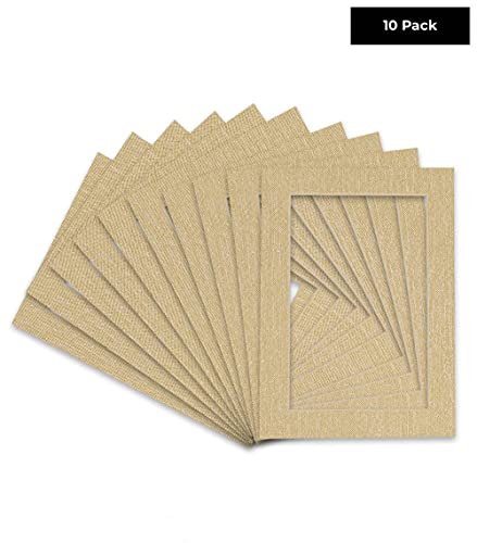 Pack of TEN 11x14 Mats Bevel Cut for 9x12 Photos (10 Count)