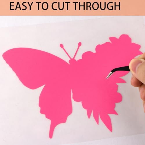 Neon Pink Permanent Vinyl (40 Sq Ft)