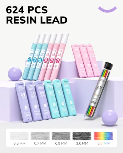 36PCS Mechanical Pencil Set with 624 Refills