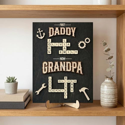 Personalized Family Scrabble Name Sign